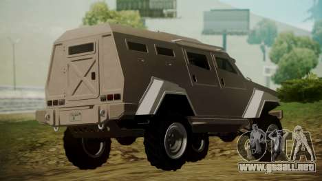 GTA 5 HVY Insurgent para GTA San Andreas