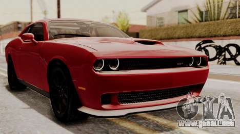 Dodge Challenger SRT Hellcat 2015 HQLM para GTA San Andreas