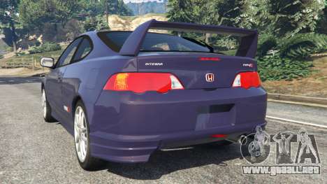 Honda Integra Type-R without license plate