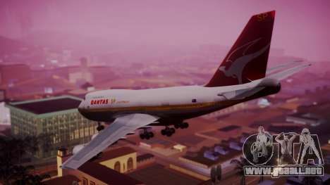 Boeing 747SP Qantas Gold para GTA San Andreas