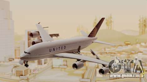 Airbus A380-800 United Airlines para GTA San Andreas