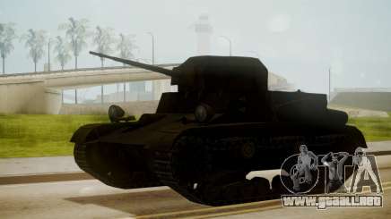 T2 Light Tank para GTA San Andreas
