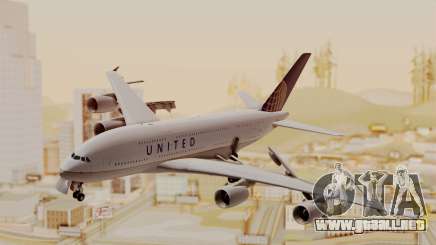 Airbus A380-800 United Airlines para GTA San Andreas