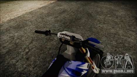 Yamaha YZ250 para GTA San Andreas