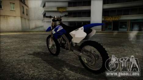 Yamaha YZ250 para GTA San Andreas