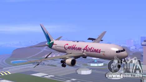Boeing 767-300 Caribbean Airlines para GTA San Andreas