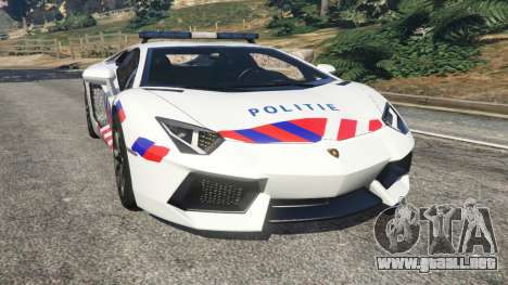 Lamborghini Aventador LP700-4 Dutch Police v5.5