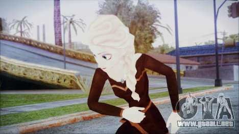 Elsa Black Outfit para GTA San Andreas