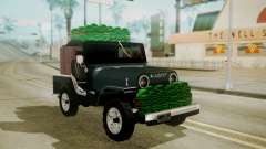 Jeep Willys Cafetero para GTA San Andreas