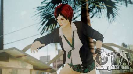 DoA School Grl para GTA San Andreas