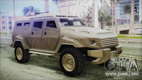 GTA 5 HVY Insurgent Van para GTA San Andreas
