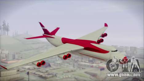 GTA 5 Cargo Plane para GTA San Andreas