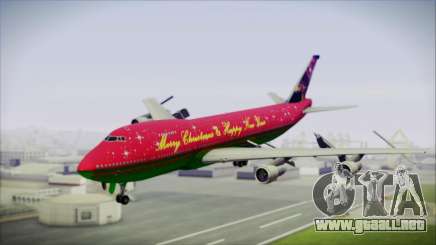 Boeing 747-100 Merry Christmas and Happy NY para GTA San Andreas