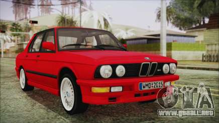 BMW M5 E28 1988 para GTA San Andreas