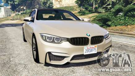 BMW M4 2015 v1.1 para GTA 5
