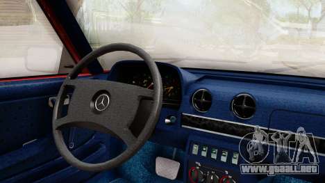 Mercedes-Benz 230E AMG 3.2 1982 Evolution Mod para GTA San Andreas