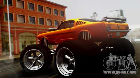 Ford Mustang 1966 Chrome Edition v2 Monster para GTA San Andreas