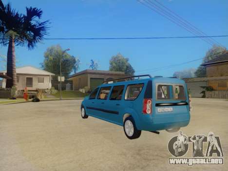 Lada Largus 7-door para GTA San Andreas