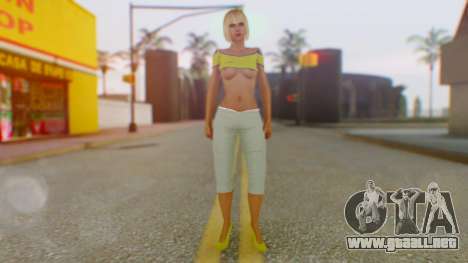 Carpgirl Dressed para GTA San Andreas