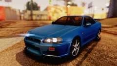 Nissan Skyline GT-R R34 V-spec 1999 para GTA San Andreas