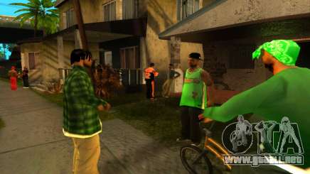 El avivamiento de la calle ganton para GTA San Andreas