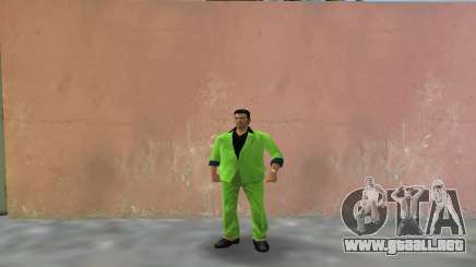 Verde traje para Tommy para GTA Vice City