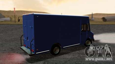 Boxville from GTA 5 without Dirt para GTA San Andreas