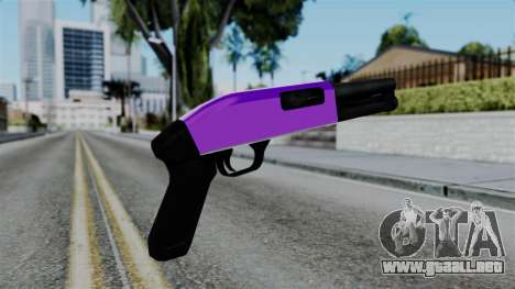 Purple Escopeta para GTA San Andreas