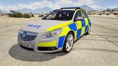 Police Vauxhall Insignia Estate para GTA 5