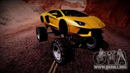 Lamborghini Aventador Monster Truck para GTA San Andreas