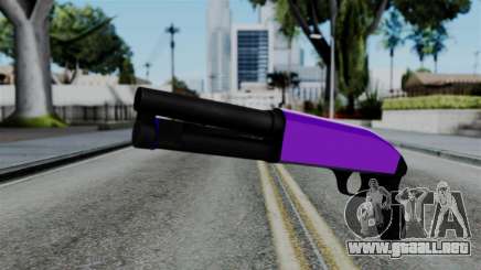 Purple Escopeta para GTA San Andreas