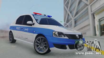 Dacia Logan Iranian Police para GTA San Andreas