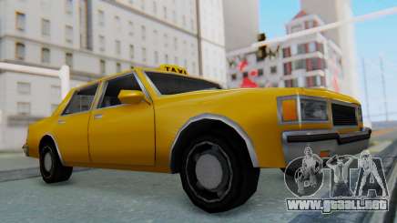 Taxi Version of LV Police Cruiser para GTA San Andreas
