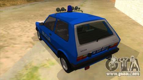 Yugo Koral Police para GTA San Andreas