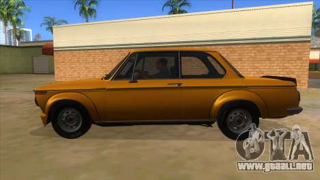 1974 BMW 2002 turbo v1.1 para GTA San Andreas