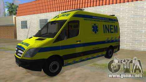 Mercedes-Benz Sprinter INEM Ambulance para GTA San Andreas