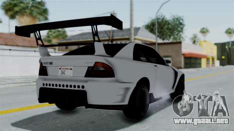 GTA 5 Karin Sultan RS Drift Double Spoiler PJ para GTA San Andreas