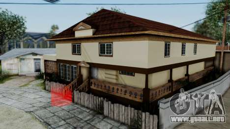 CJ House with Frame and Book para GTA San Andreas