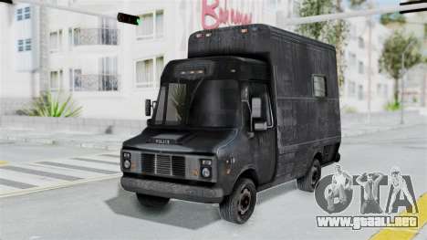 La camioneta de la policía de RE Brote para GTA San Andreas