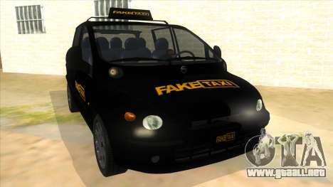 Fiat Multipla FAKETAXI para GTA San Andreas