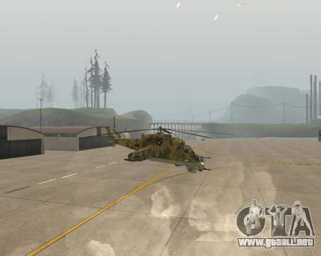 Un Mi-24 En El Cocodrilo para GTA San Andreas