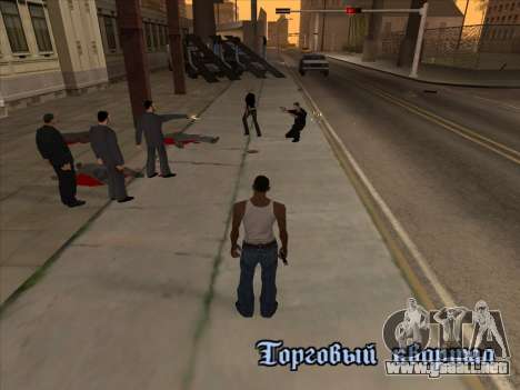 Los rusos en el distrito de Compras de la v2 para GTA San Andreas