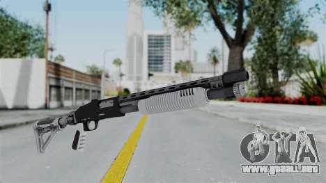 GTA 5 Pump Shotgun - Misterix 4 Weapons para GTA San Andreas
