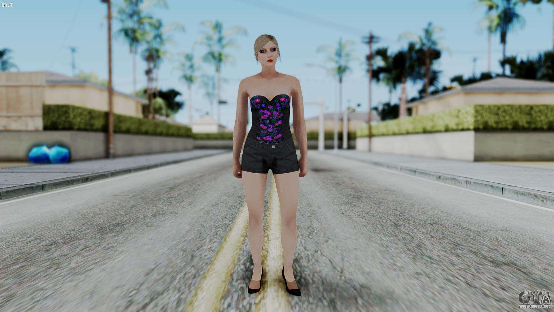  Female  Skin  1 from GTA  5 Online para GTA  San Andreas