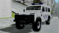 Land Rover Defender Serbian Border Police para GTA San Andreas
