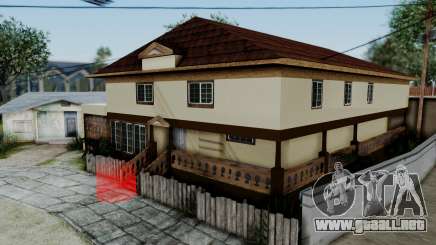CJ House with Frame and Book para GTA San Andreas