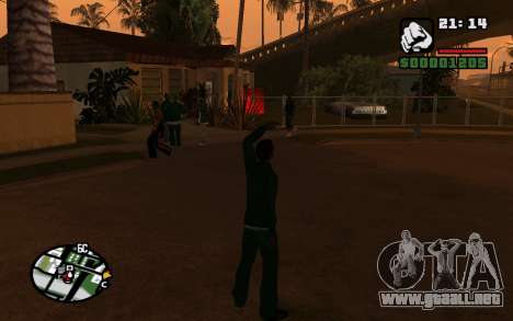 CJ Animation ped para GTA San Andreas