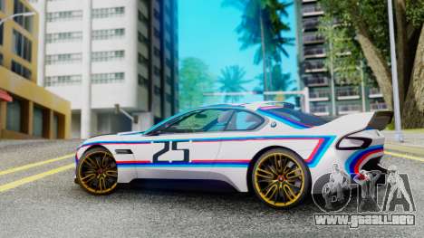 2015 BMW CSL 3.0 Hommage R para GTA San Andreas