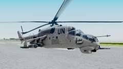 Mi-24V United Nations 032 para GTA San Andreas