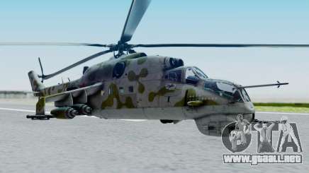 Mi-24V Soviet Air Force 14 para GTA San Andreas